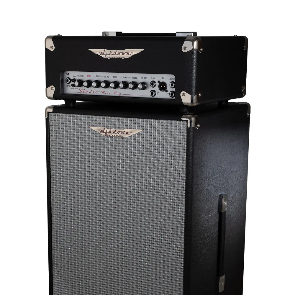 CABEZOTE BAJO ELECTRICO ASHDOWN STUDIO MINI RIG, 250 WATT CON CABINA 2 X 10"