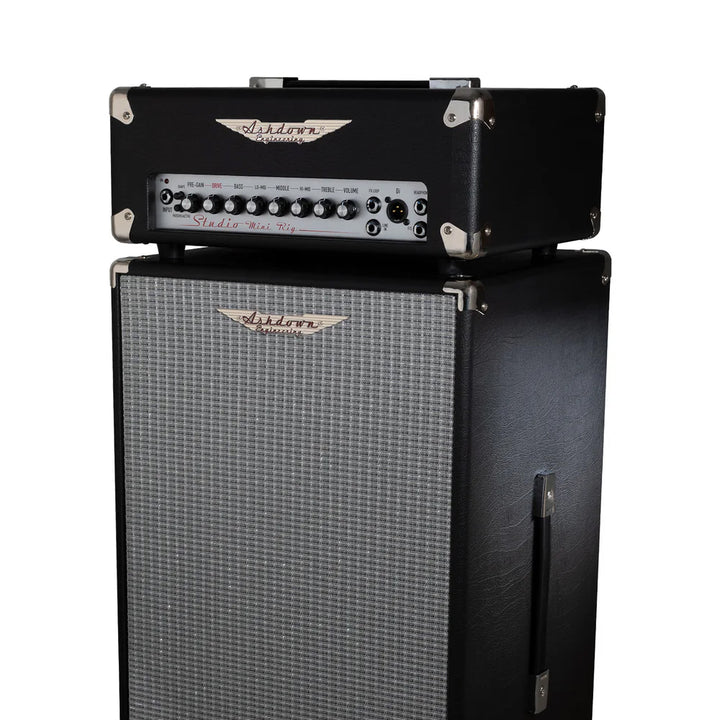 CABEZOTE BAJO ELECTRICO ASHDOWN STUDIO MINI RIG, 250 WATT CON CABINA 2 X 10"
