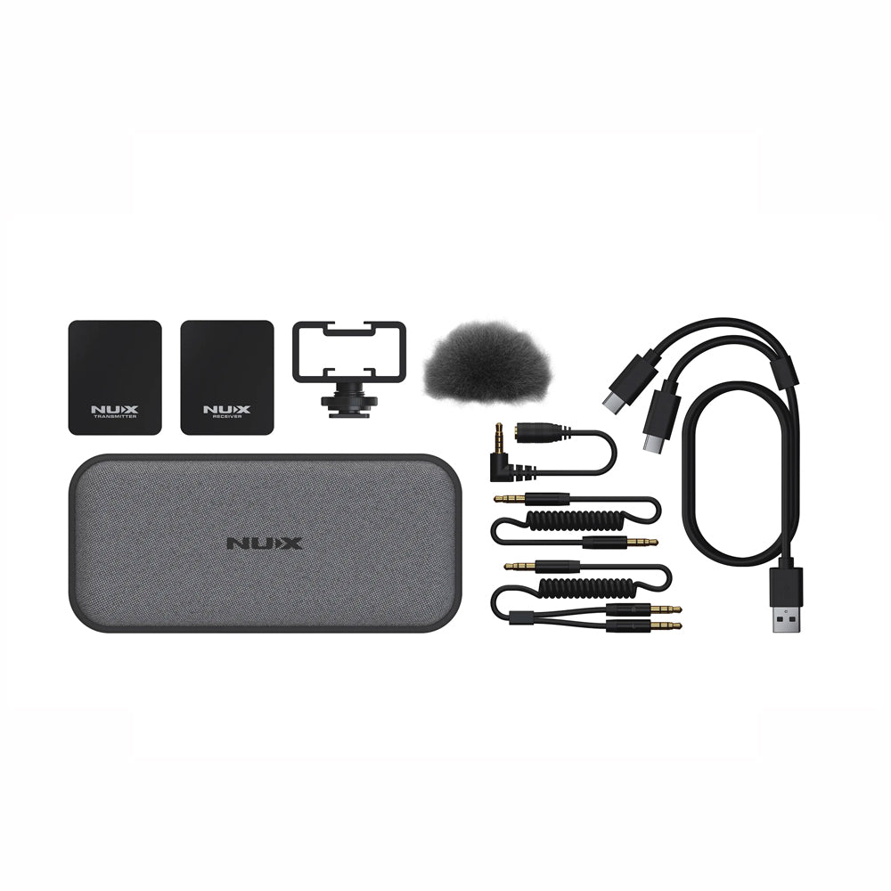 SISTEMA MICRÓFONO INHALAMBRICO PARA STREAMING NUX B-10