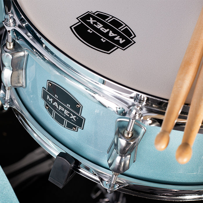 BATERIA MAPEX 5 PIEZAS FUSION VENUS SERIES,AQUA BLUE SPARKLE,SILLA VE5294FTVJ