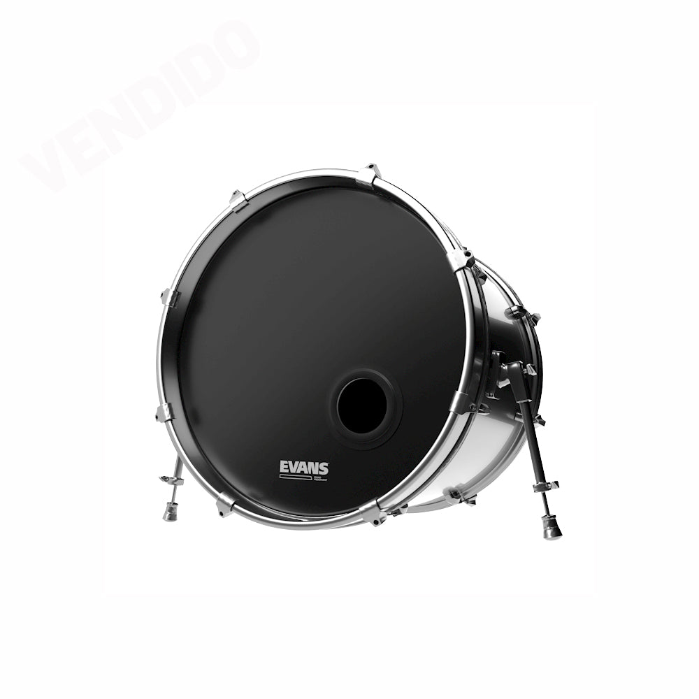 PARCHE ACEITE 22" EVANS BD22REMAD, NEGRO CON HUECO