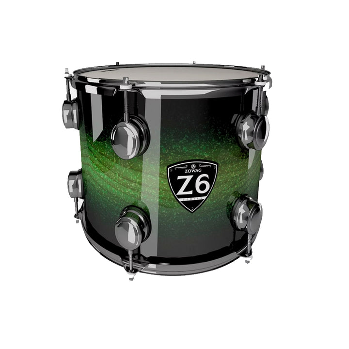 BATERIA 5 PIEZAS ZOWAG, Z3 SERIES POPLAR SHELL, PLATILLOS, Z3 FUSION, WOOD GREEN FADE