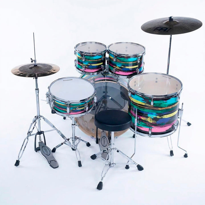 BATERIA 5 PIEZAS ZOWAG, Z3 SERIES POPLAR SHELL, PLATILLOS, Z3 MODERN FUSION, BLACK FUNNY 4