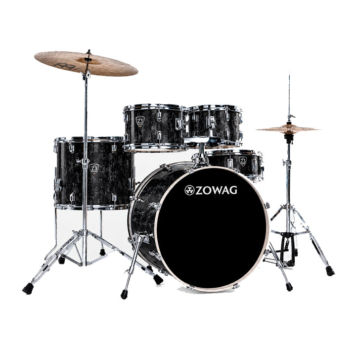 BATERIA 5 PIEZAS ZOWAG, Z3 SERIES POPLAR SHELL, PLATILLOS, Z3 MODERN ROCK 5, DARK FOREST