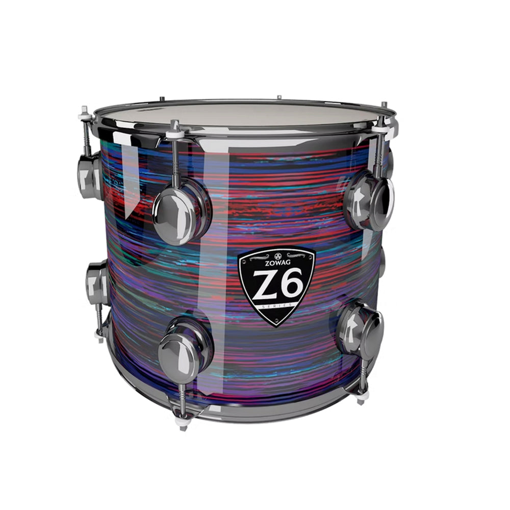 BATERIA 5 PIEZAS ZOWAG, Z3 SERIES POPLAR SHELL, PLATILLOS, Z3 ROCK, FUNNY VIOLET