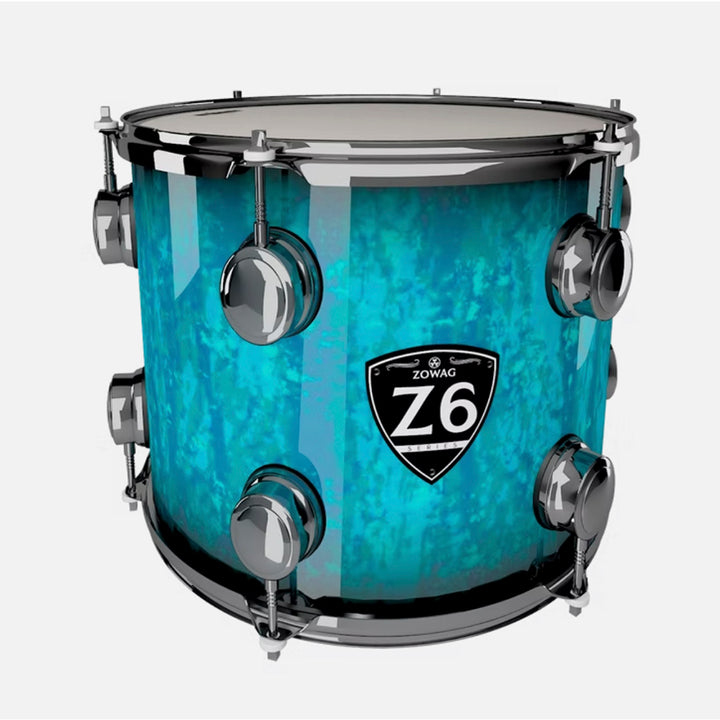 BATERIA 5 PIEZAS ZOWAG, Z3 SERIES POPLAR SHELL, PLATILLOS, Z3 ROCK, SAPPHIRE FOREST