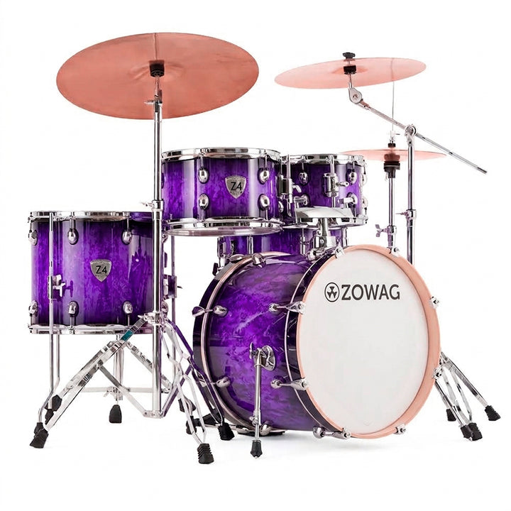 BATERIA 5 PIEZAS ZOWAG, Z4 SERIES BIRCH, Z4 MODERN JAZZ, PINK FOREST