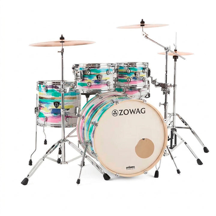 BATERIA 5 PIEZAS ZOWAG, Z5 SERIES BIRCH, PLATILLOS, Z5 MODERN FUSION, WHITE FUNNY 1