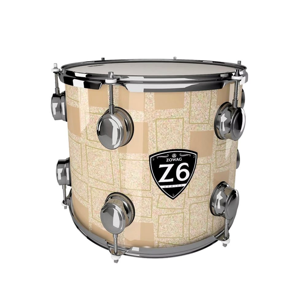 BTAERIA 5 PIEZAS ZOWAG, Z6 SERIES CHINA MAPLE, Z6 MODERN FUSION, GOLD SQUARE