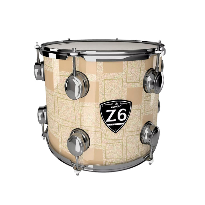 BTAERIA 5 PIEZAS ZOWAG, Z6 SERIES CHINA MAPLE, Z6 MODERN FUSION, GOLD SQUARE