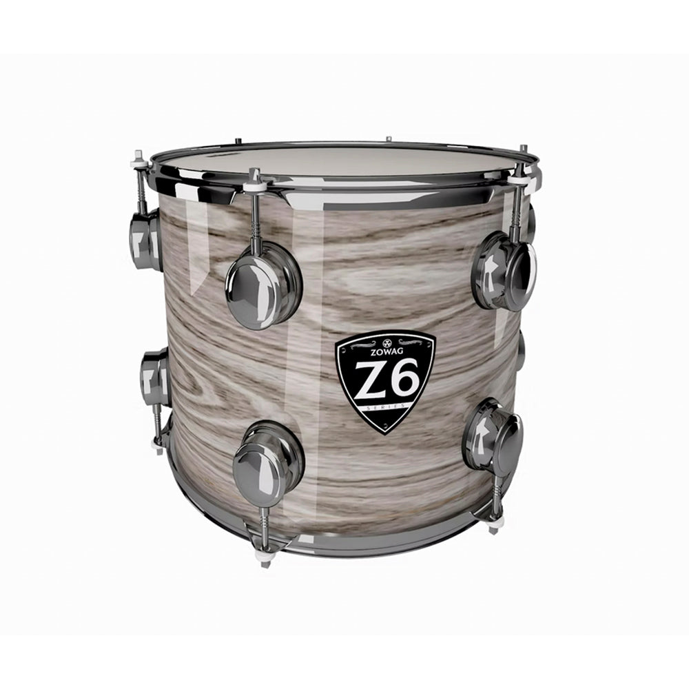 BATERIA 5 PIEZAS ZOWAG, Z6 SERIES CHINA MAPLE, Z6 MODERN FUSION, GREY SAND PARTY