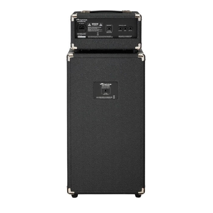 CABEZOTE BAJO ELECTRICO AMPEG MICRO-CL STACK, 100 WATT CON CABINA 2 X 10"