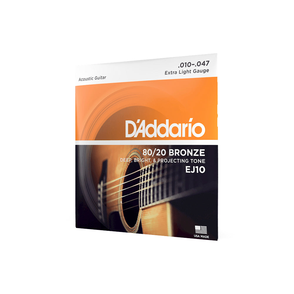 ENCORDADO GUITARRA ELECTROACUSTICA DADDARIO EJ10 .010 - .047