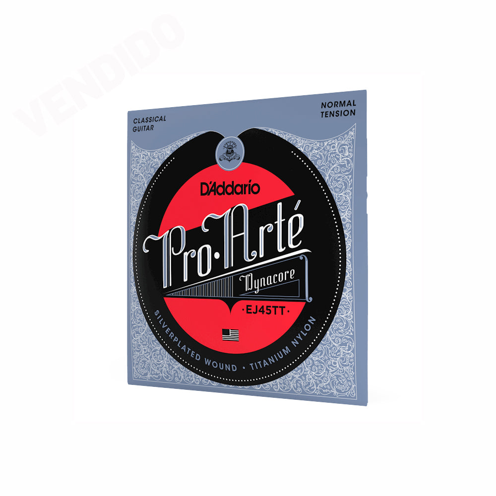 ENCORDADO GUITARRA ACUSTICA DADDARIO EJ45TT DYNACORE, NYLON NORMAL TENSION