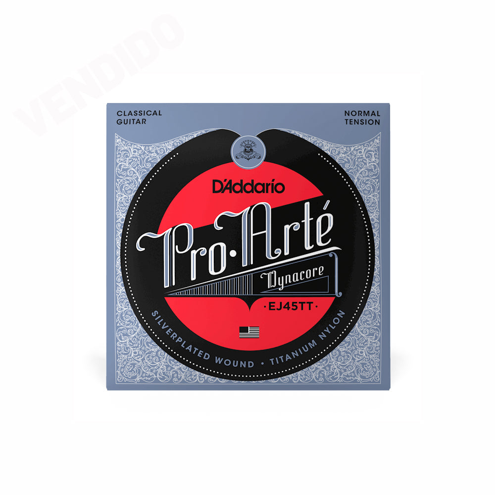 ENCORDADO GUITARRA ACUSTICA DADDARIO EJ45TT DYNACORE, NYLON NORMAL TENSION