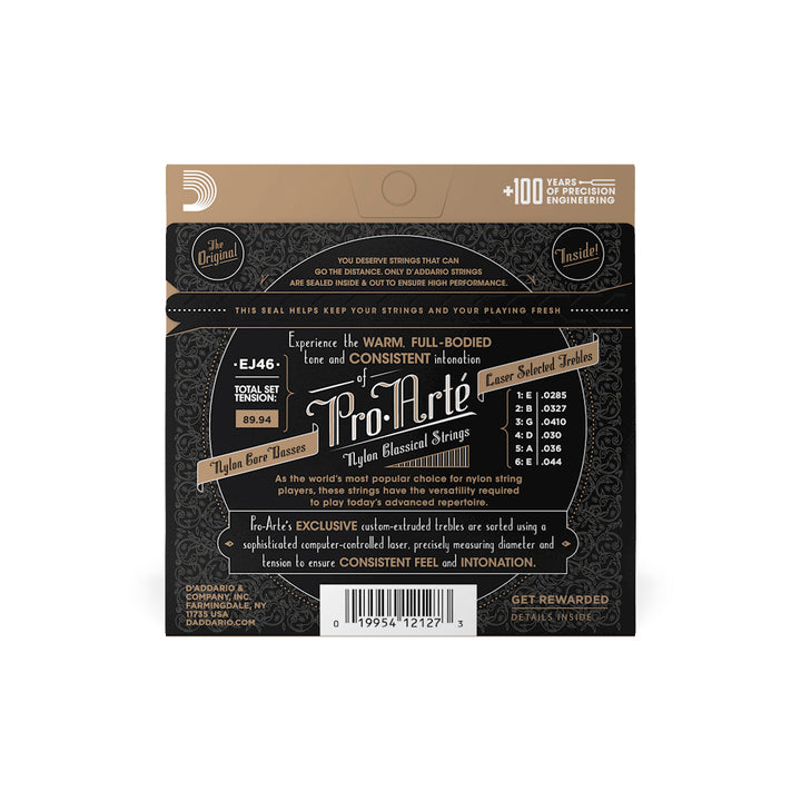 ENCORDADO GUITARRA ACUSTICA DADDARIO EJ46 NYLON HIGH TENSION
