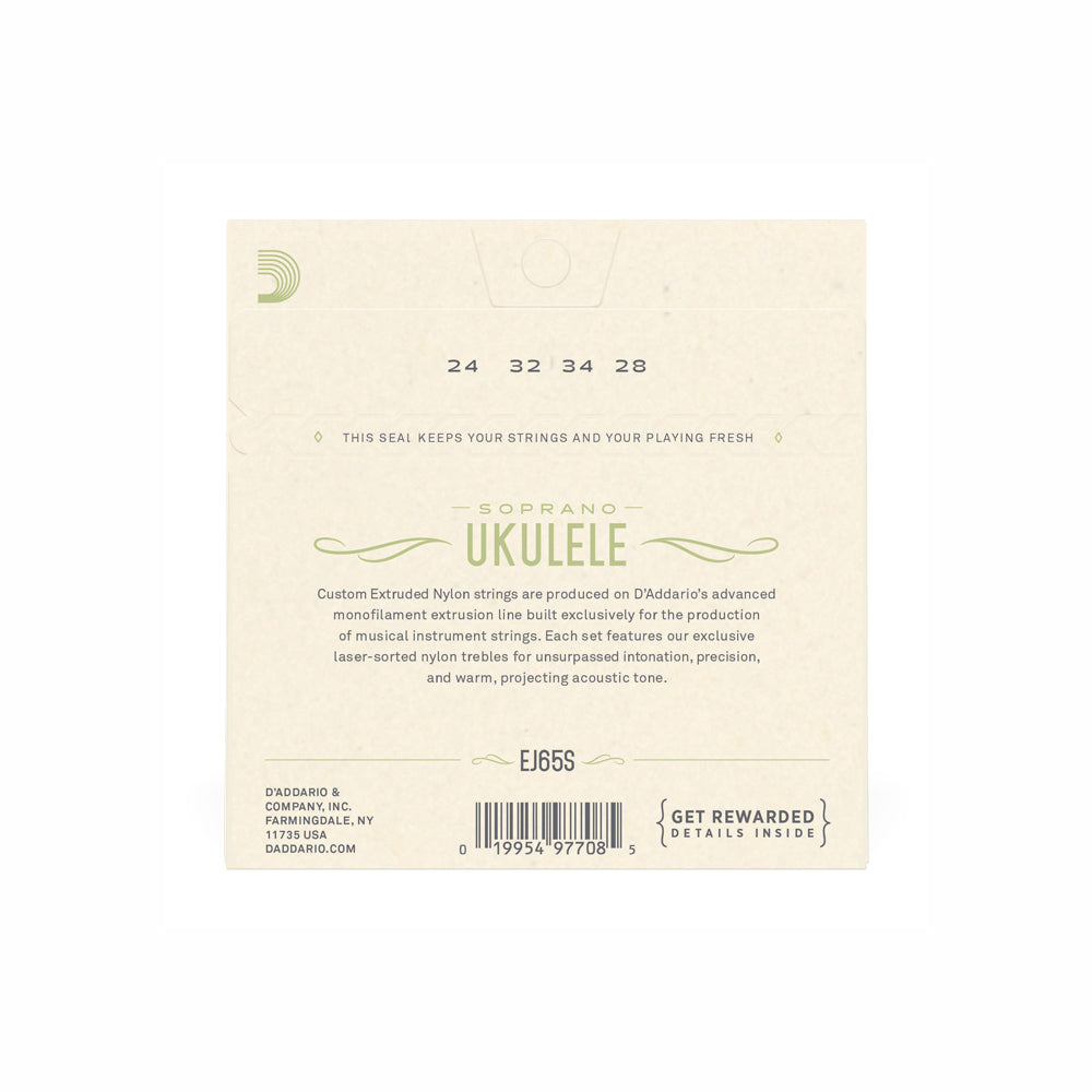 ENCORDADO UKELELE SOPRANO DADDARIO EJ65S