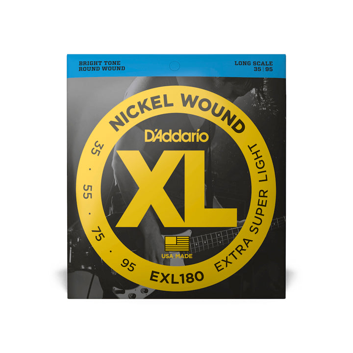 ENCORDADO BAJO ELECTRICO DADDARIO EXL180, 4 CUERDAS .035 - .095