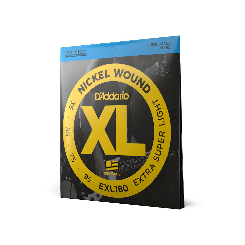 ENCORDADO BAJO ELECTRICO DADDARIO EXL180, 4 CUERDAS .035 - .095