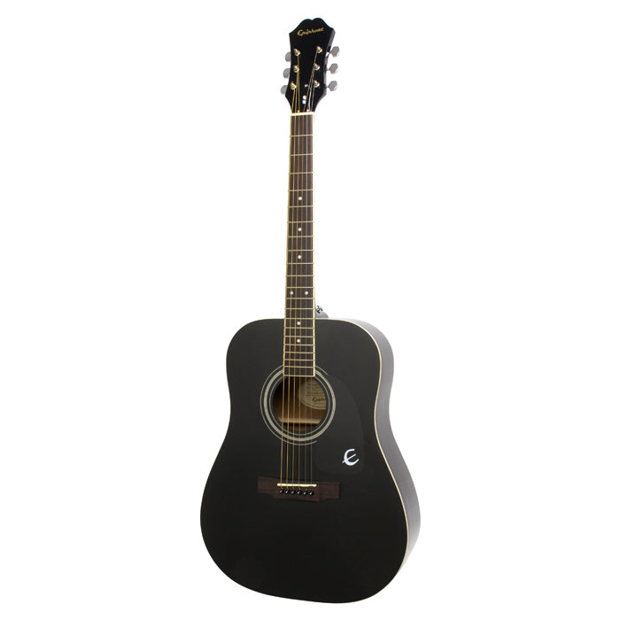 GUITARRA ACUSTICA CUERDA METAL EPIPHONE DR-100 DREADNOUGHT,EBONY EA10EBCH1