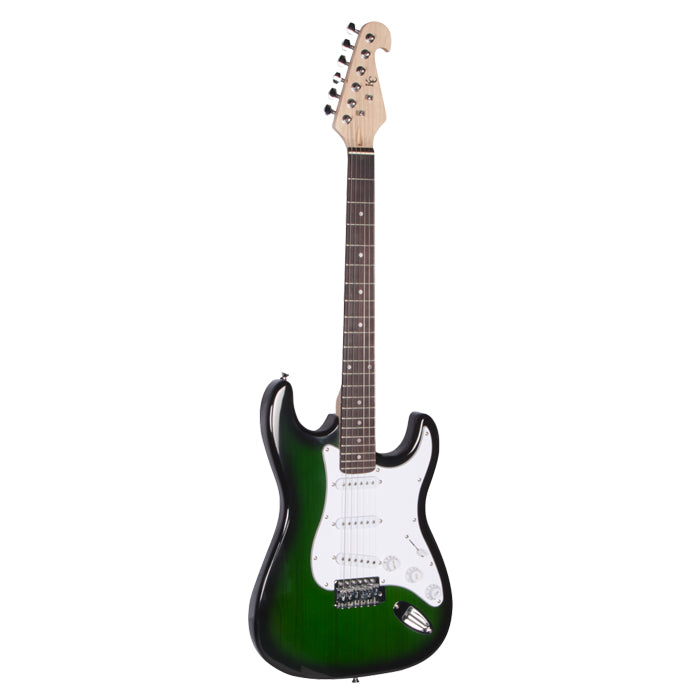 GUITARRA ELECTRICA TEXAS E10W-S-GB, GREEN BURST