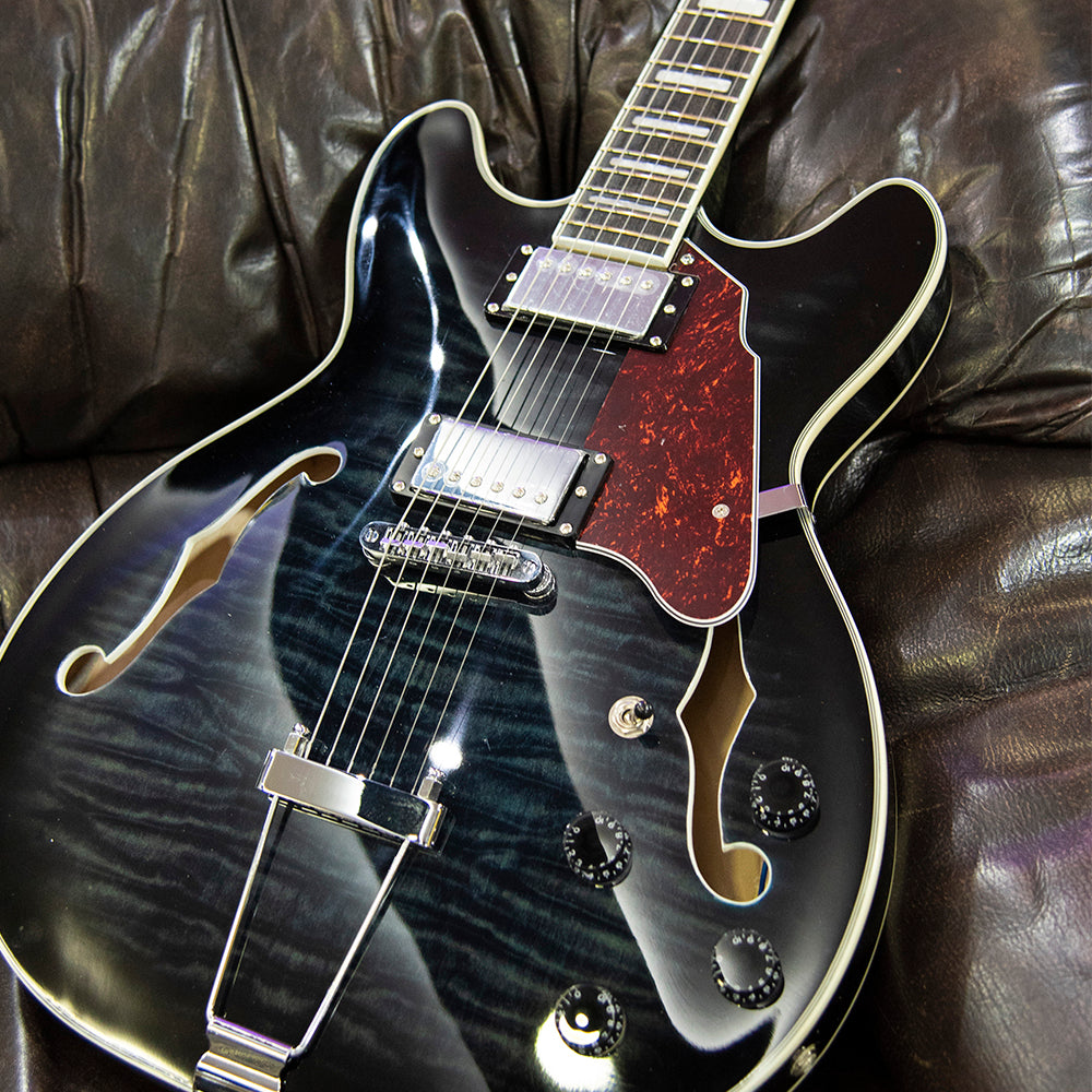 GUITARRA ELECTRICA TEXAS HOLLOWBODY JAZZ, EGJ351, DARK BLUE