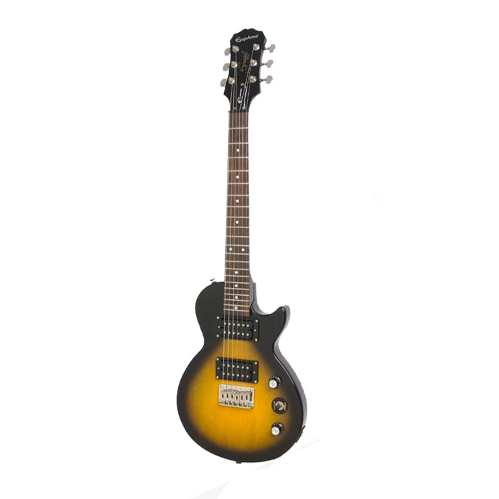 GUITARRA ELECTRICA EPIPHONE LES PAUL EXPRESS, ENL2VSCH4, VINTAGE SUNBURST ESCALA CORTA