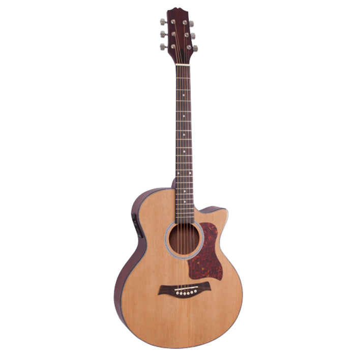 GUITARRA ELECTROACUSTICA TEXAS A32CET-N, CUTAWAY CUERDA METALICA