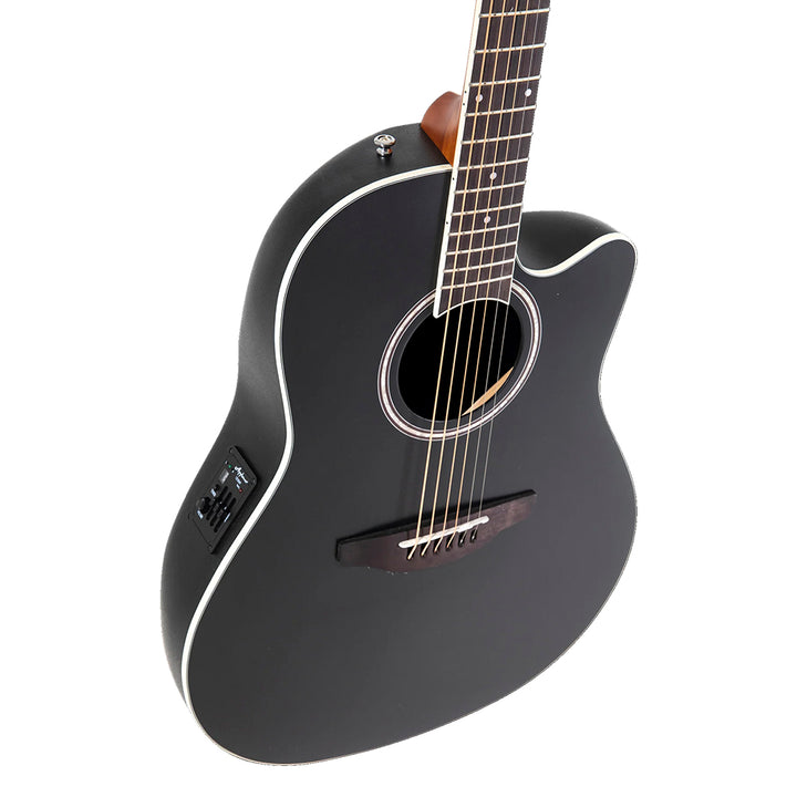 GUITARRA ELECTROACUSTICA APPLAUSE TRADITIONAL, ROUND BACK, BLACK AB24-5S