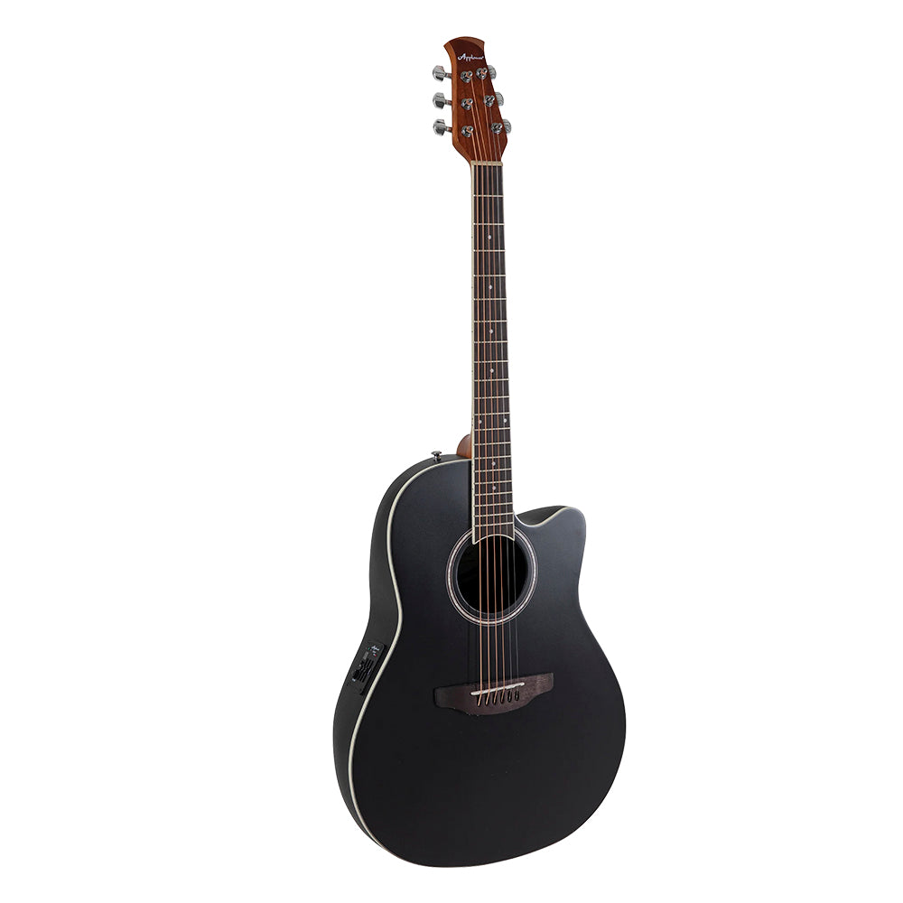 GUITARRA ELECTROACUSTICA APPLAUSE TRADITIONAL, ROUND BACK, BLACK AB24-5S