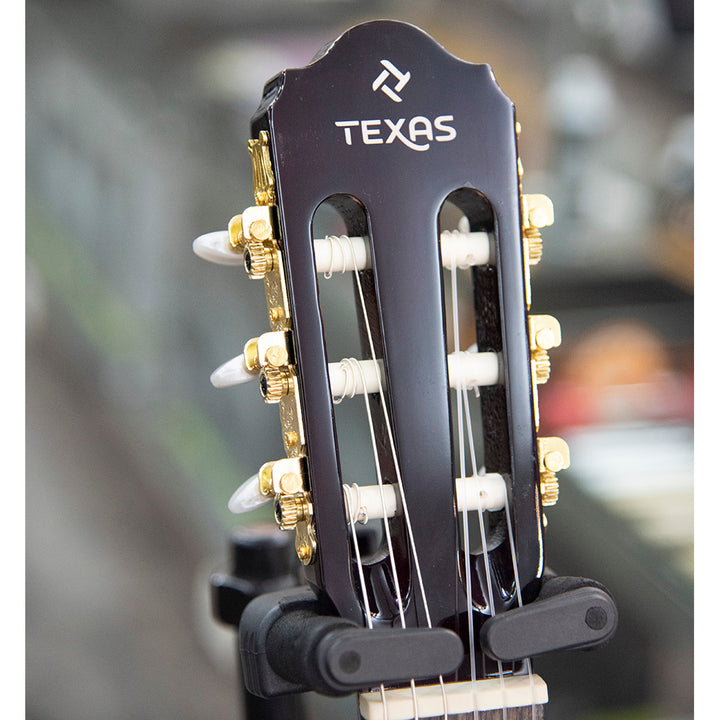 GUITARRA ELECTROACUSTICA TEXAS, CUERDA NYLON 39", AC209CE NATURAL