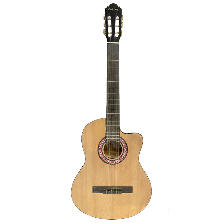 GUITARRA ELECTROACUSTICA TEXAS, CUERDA NYLON 39", AC209CE NATURAL