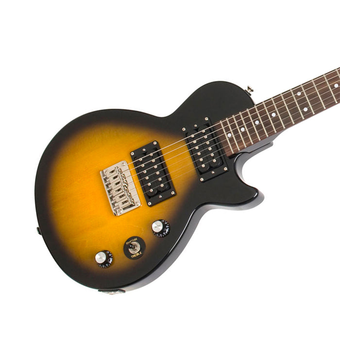 GUITARRA ELECTRICA EPIPHONE LES PAUL EXPRESS, ENL2VSCH4, VINTAGE SUNBURST ESCALA CORTA