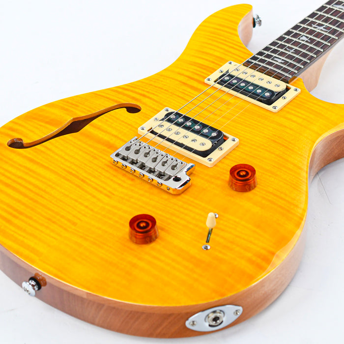 GUITARRA ELECTRICA PRS SE CUSTOM 22 SEMI-HOLLOW CU2SHSY, SANTANA YELLOW