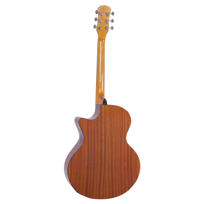 GUITARRA ELECTROACUSTICA TEXAS A32CET-N, CUTAWAY CUERDA METALICA