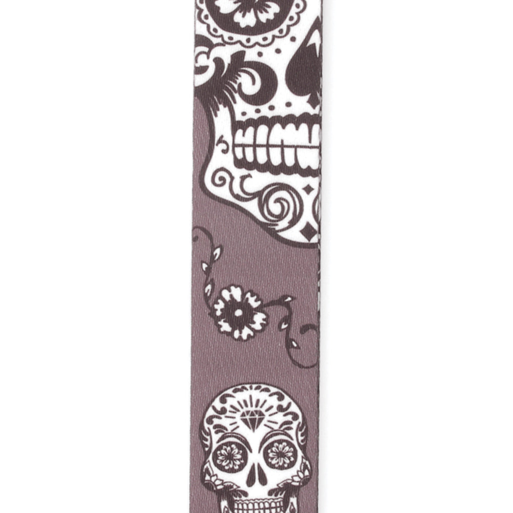 CORREA GUITARRA ELECTRICA DADDARIO P20W1412 SUGAR SKULLS, BLACK