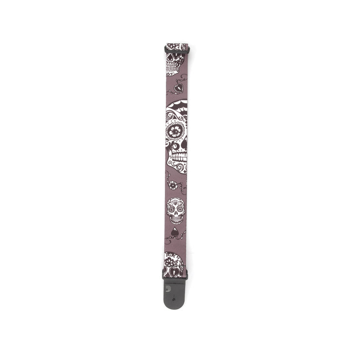 CORREA GUITARRA ELECTRICA DADDARIO P20W1412 SUGAR SKULLS, BLACK