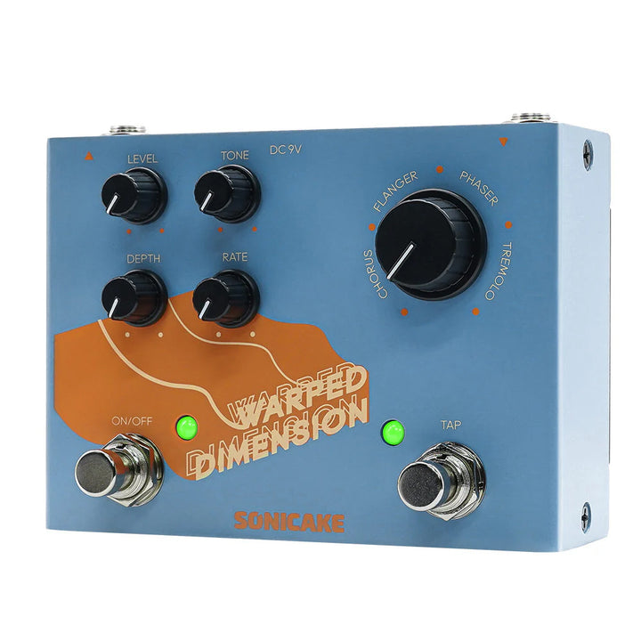 PEDAL GUITARRA ELECTRICA SONICAKE 4-MODE MODULATION, WARPED DIMENSION QDS-03