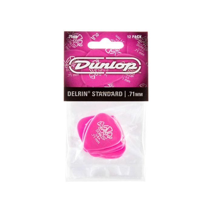 PICK DELRIN 500 DUNLOP 41P.71, .71, 12 UNIDADES
