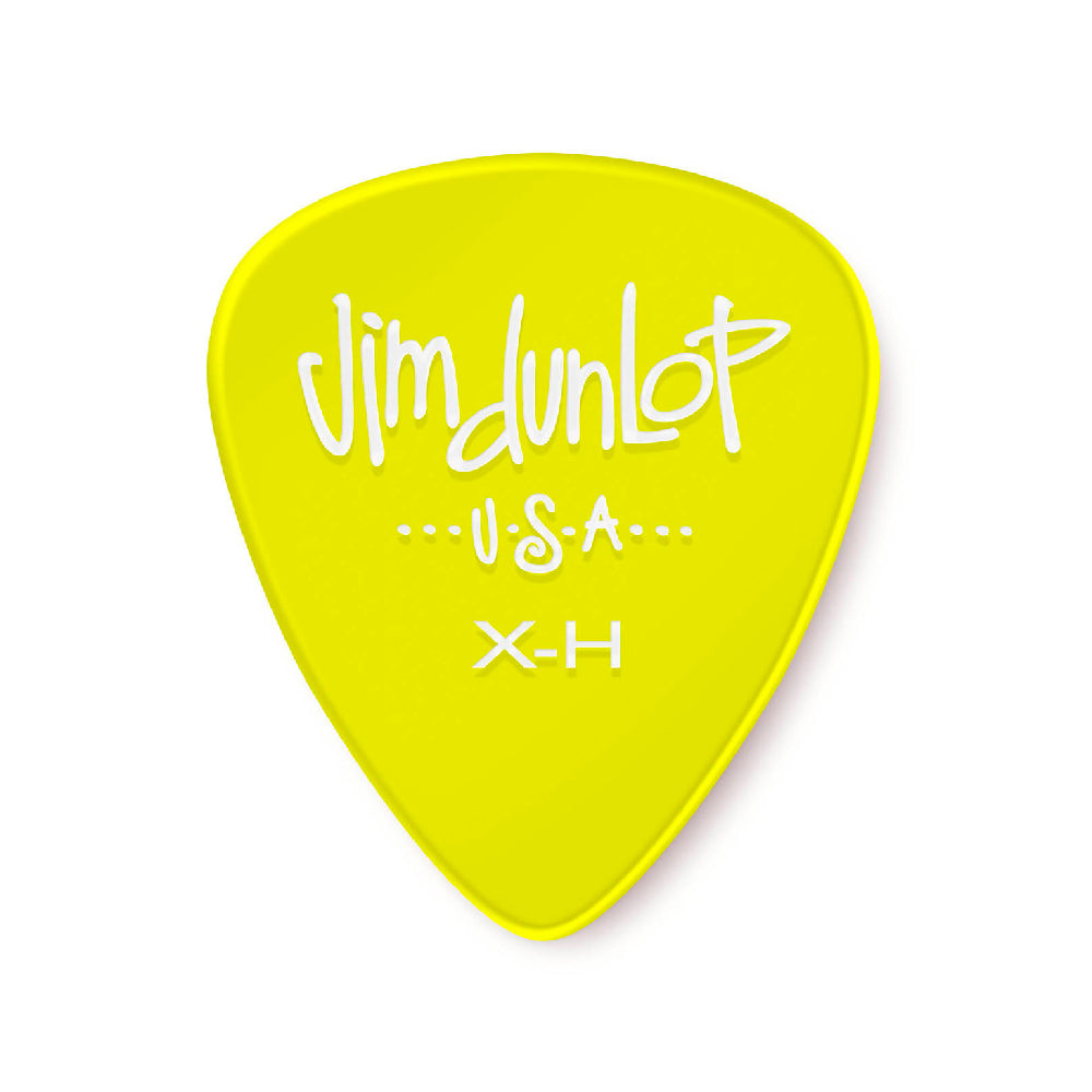 PICK GEL DUNLOP 486PXH EXTRA HEAVY, YELLOW, 12 UNIDADES