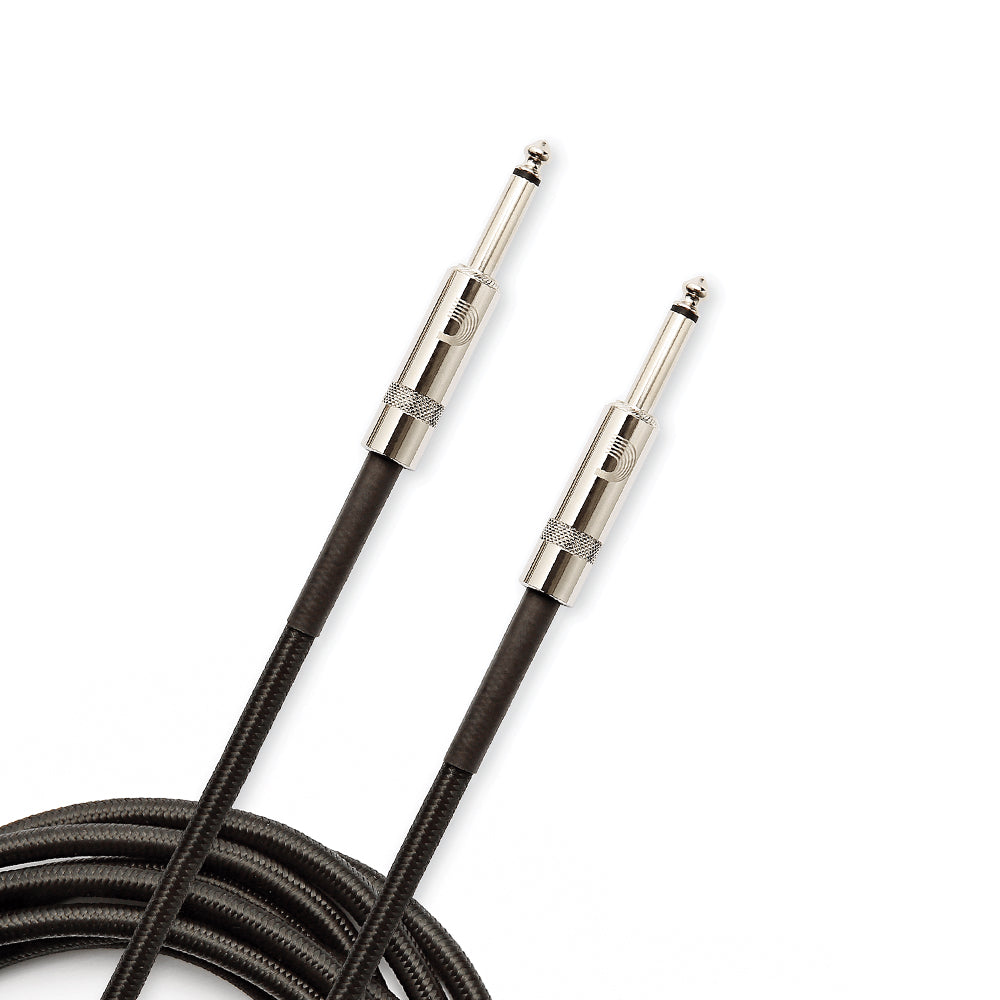 CABLE 6 MT. INSTRUMENTO DADDARIO, BRAIDED, BLACK PW-BG-20BK