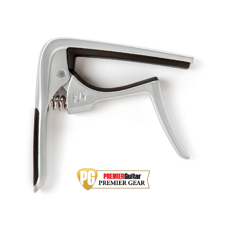 CAPO DUNLOP TRIGGER FLY CURVED, SATIN CHROME 63CSC