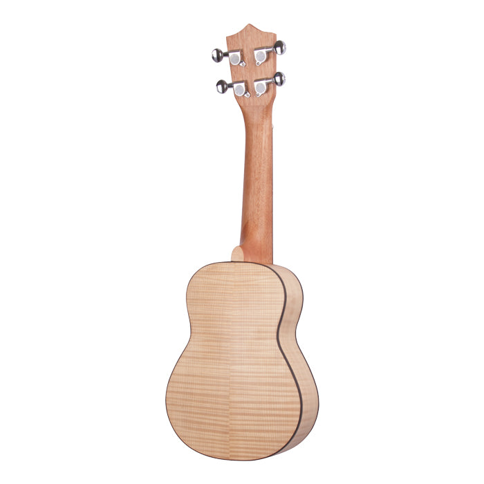 UKELELE CONCIERTO ELECTROACUSTICO TEXAS KU-SCFM-CE, CON FORRO