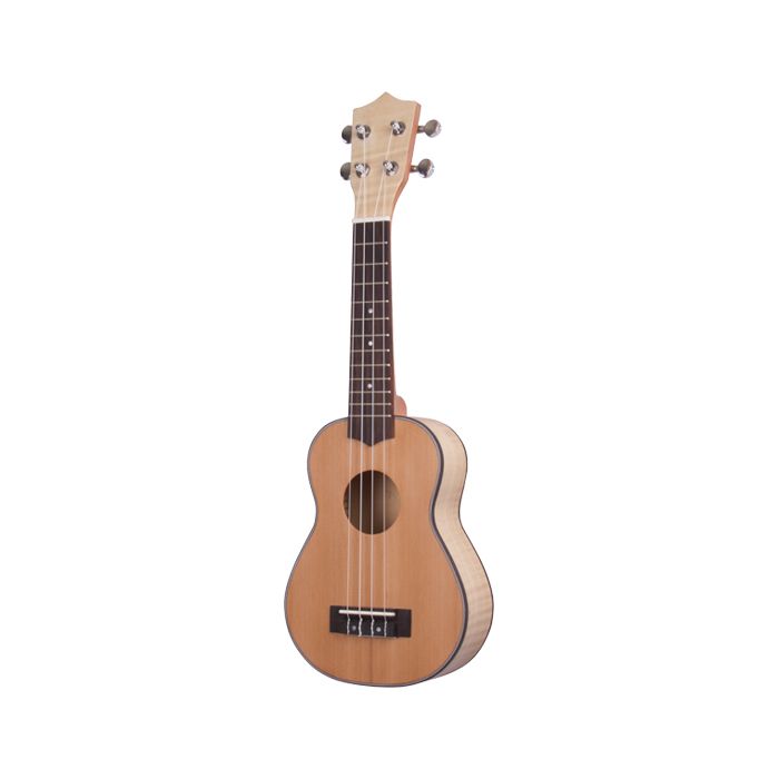UKELELE SOPRANO ELECTROACUSTICO TEXAS KU-SCFM-SE, CON FORRO