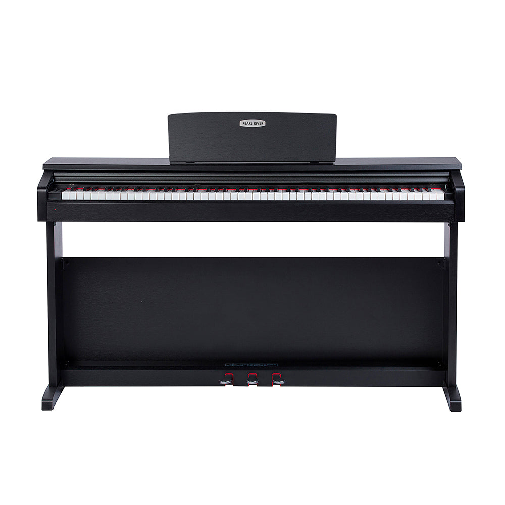 PIANO DIGITAL PEARL RIVER V-03, 88 TECLAS CON MUEBLE, EDUCATION SERIES, BLACK