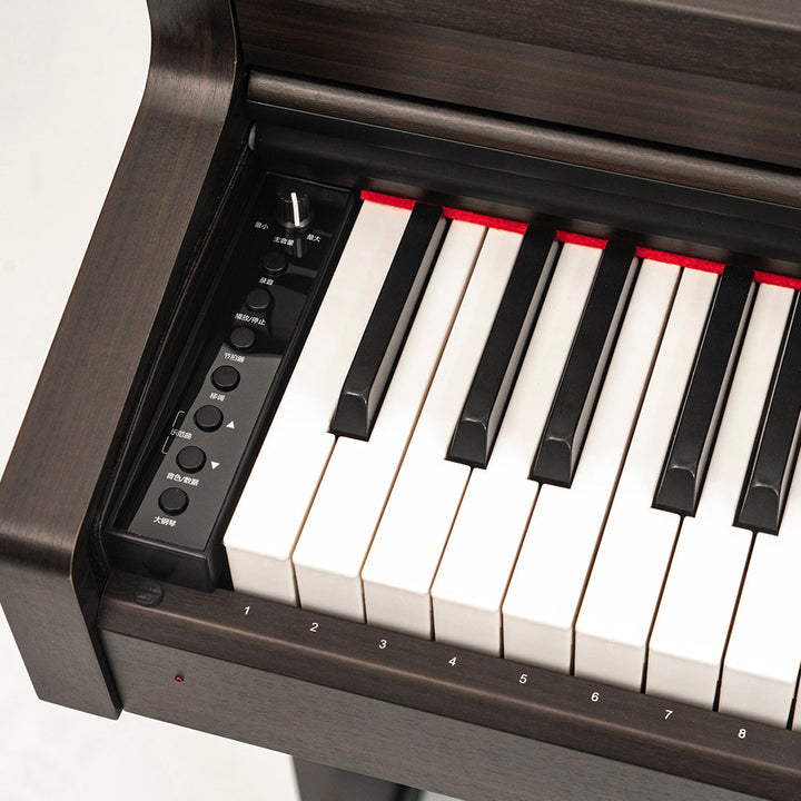 PIANO DIGITAL PEARL RIVER V-03 PRO, 88 TECLAS CON MUEBLE, EDUCATION SERIES, ROSEWOOD
