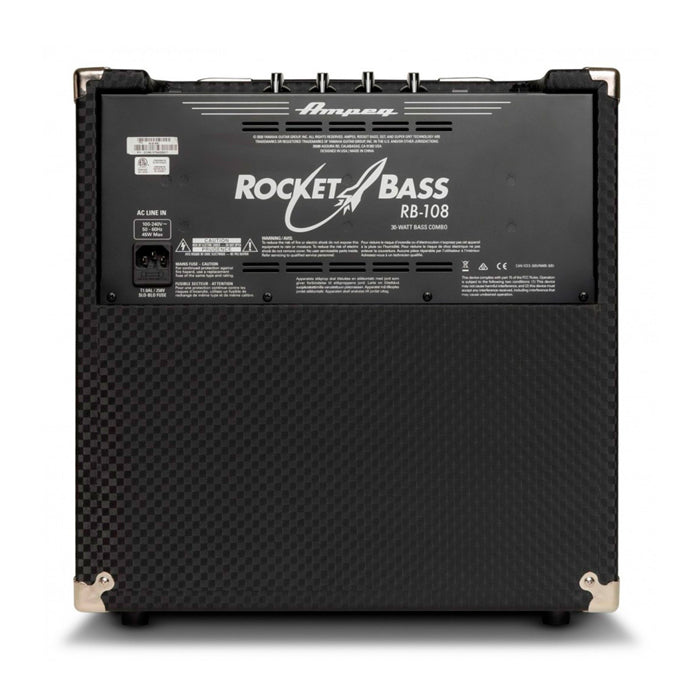AMPLIFICADOR BAJO ELECTRICO AMPEG RB-108 ROCKET BASS, 30 WATT,1 X 8"