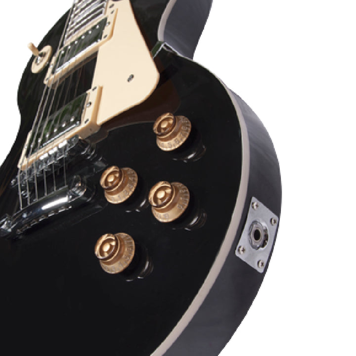 GUITARRA ELECTRICA TEXAS TIPO LES PAUL, BLACK