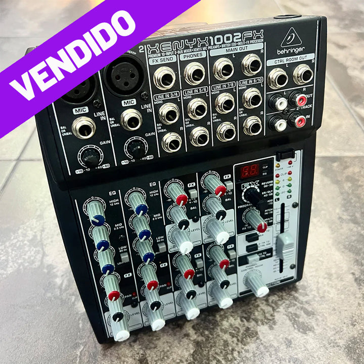 MIXER BEHRINGER XENYX 1002FX - USADO