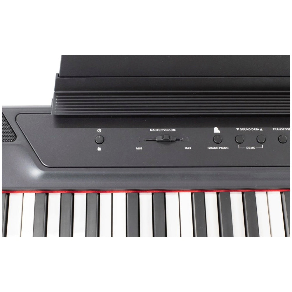 PIANO DIGITAL PEARL RIVER P-60 + PEDAL, 88 TECLAS, PORTABLE SERIES, BLACK